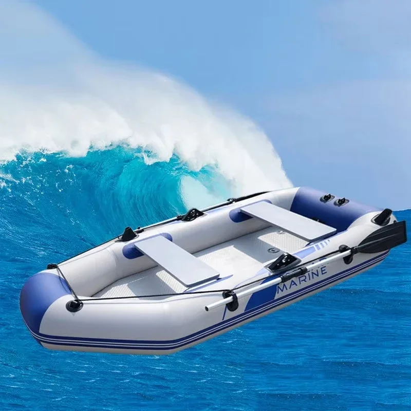 Factory Price 3M Air Mat Bottom Inflatable Pontoon Boat Canoe/Kayak CE Certificate Jetboat