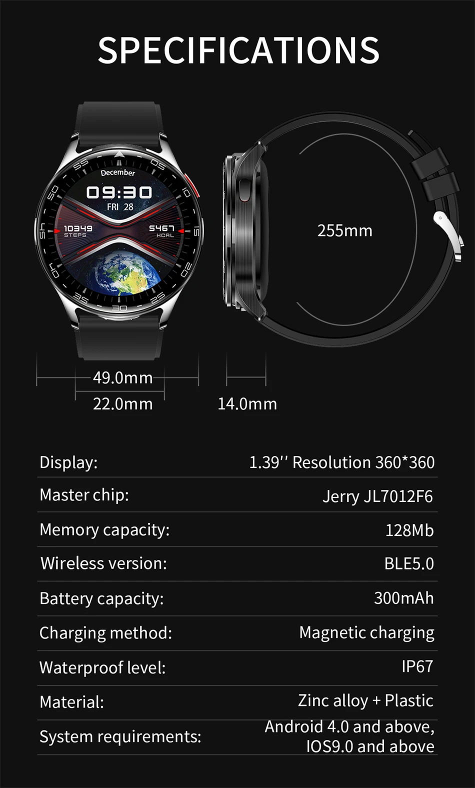 2026 Neue TWS 2-in-1 Bluetooth-Kopfhörer Smartwatch für Herren Herzfrequenz-Gesundheitsüberwachung Wasserdicht BT-Anrufe Musik-Smartwatch für Damen – Detail 21