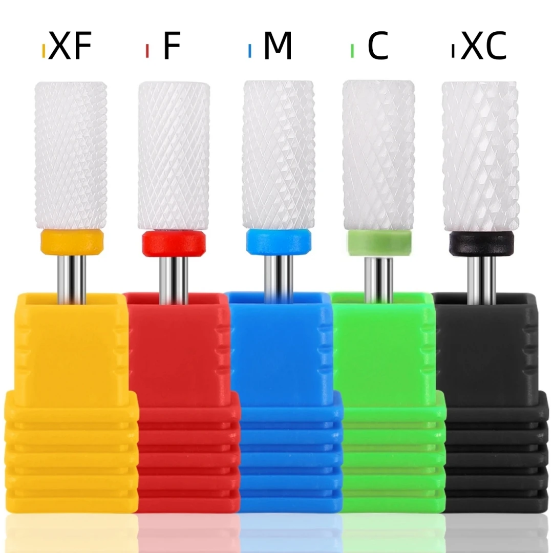 1Pcs Ceramic Milling Cutter Nail Drill Bits Electric Manicure Drills Pedicure Mill Bits Machine Files Nail Art Accessories Tools