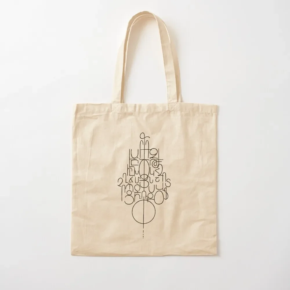 

Armenian alphabet Tote Bag canvas tote ecological bags bags luxury women Tote Bag