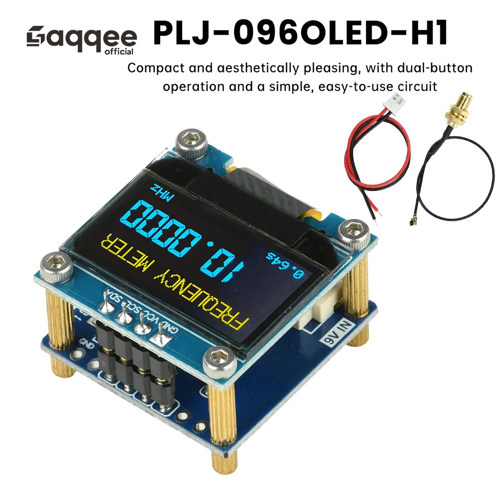 DC 8-10V Frequency Display Module 20MHz-2.7GHz Frequency Counter 0.96-inch OLED RF Digital Signal Frequency Measuring Instrument