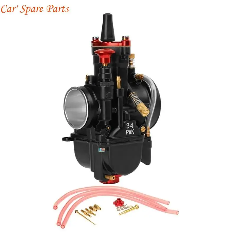 Y4UA Universal PE30/PWK34 Carburetor for Scooter Mini Dirt Bike Motocross Motorcycles Improve Engine Efficiency Power Output