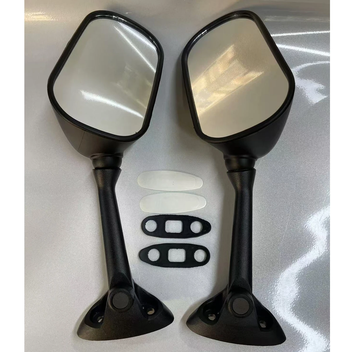 

2pcs Black Left Right Motorcycle Rear View Mirrors For SUZUKI GSXR600 GSXR750 K4 2004 2005 GSXR 600 750