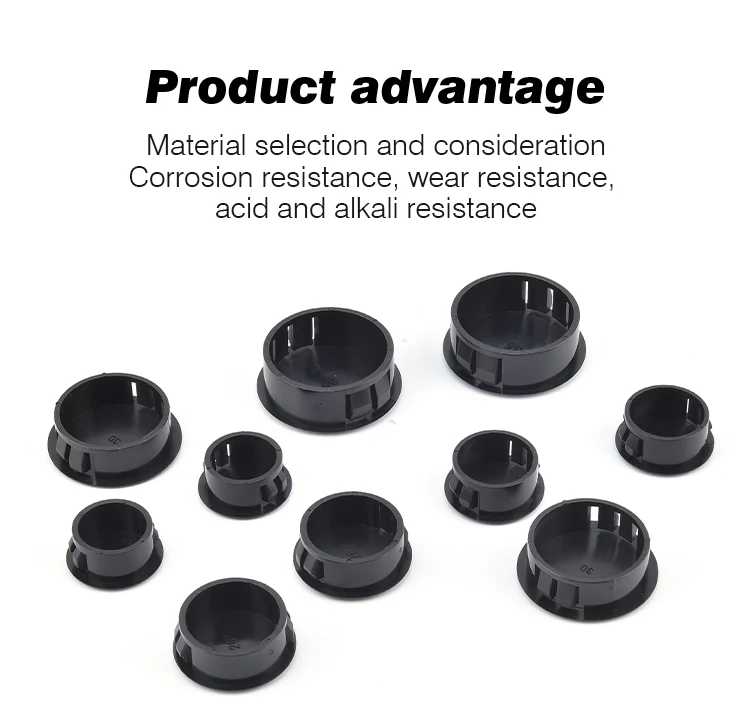 400 Stück Kunststoff-Lochstopfen mit Schnappverschluss, 6–25 mm, 5–26 mm, Nylonkappe, Verwendung für Tisch- und Boxloch, HP-22-Dichtungsstopfen, Lochstopfen-Set, Lochkappe – Detail 6