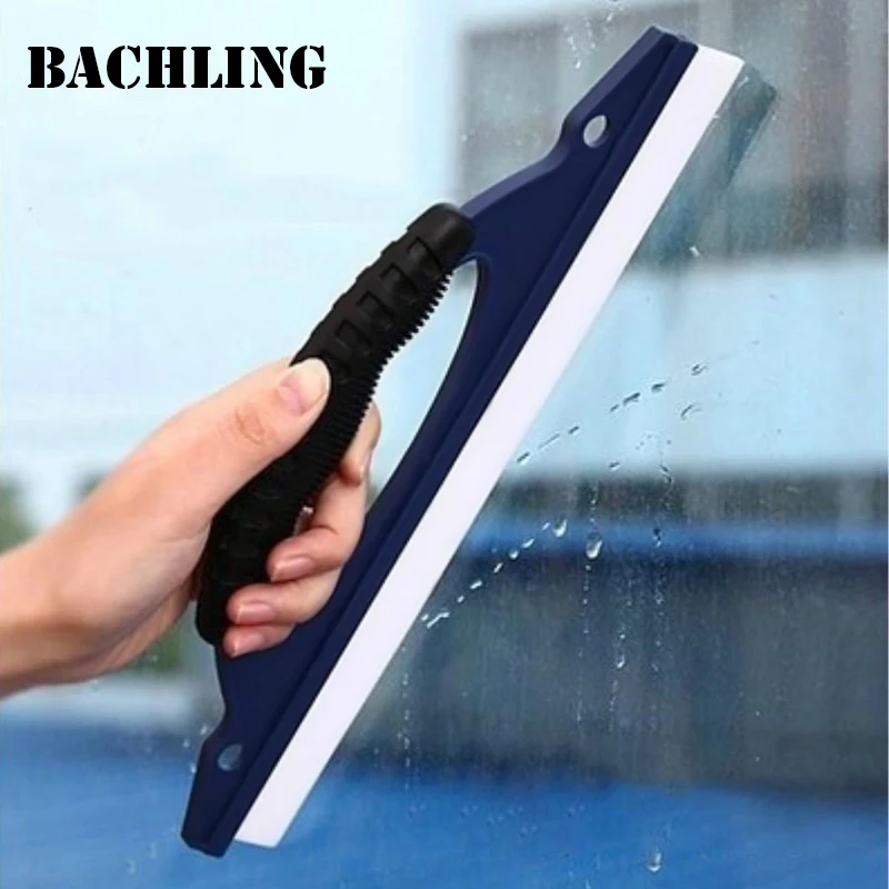 Car Silicone Wiper Squeegee, Window Cleaner Wiper Blade, No Water Marks & No‑Scratch, Quick Drying Car Cleaning Accessories