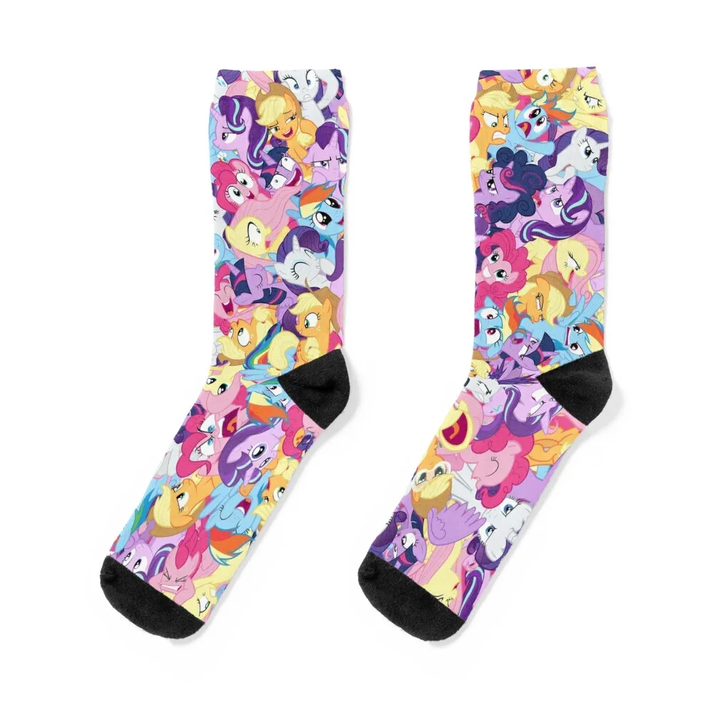 

Mane Seven Mess Socks christmas stocking sports and leisure Thermal man winter Socks Female Men's