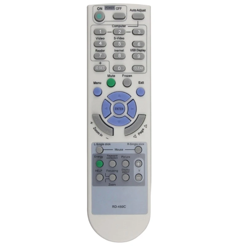 Replacement Remote Control for NEC Projector Rd-450c Rd-448e Np-v260+ Controller Replaced Remote Long Control Distance