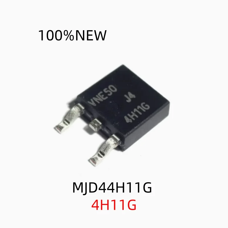 (10 Pieces) 100% New Mjd44H11G 4H11G To-252 Npn Voltage-Resistant 80V Current 8A Power Transistor Chip Ic