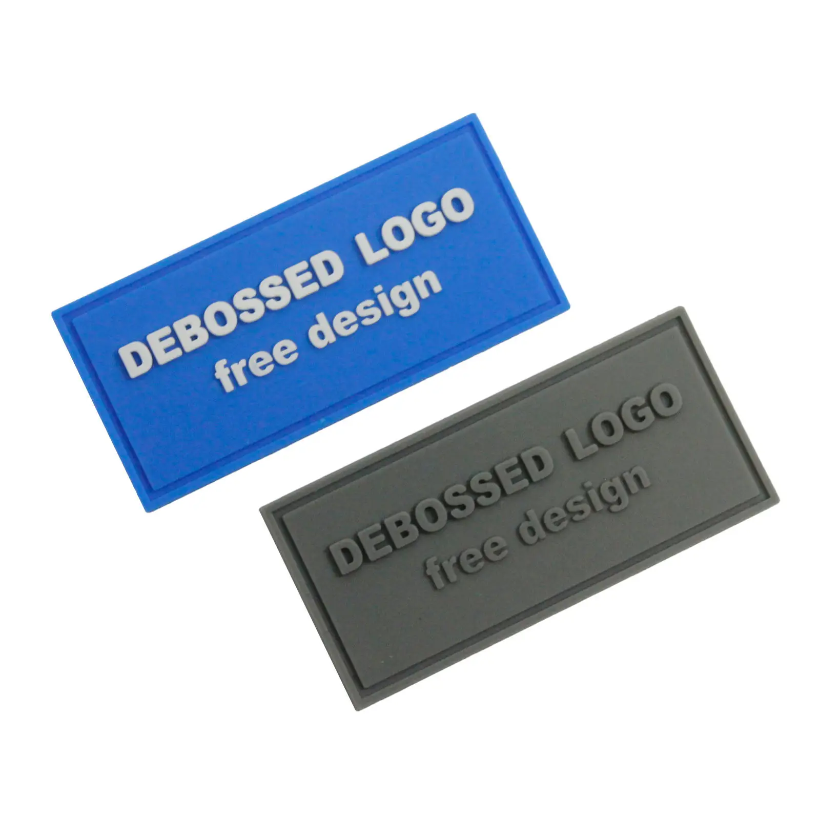 Custom PVC Rubber Patches Sew-On/Washable/Durable 2D/3D Logo Badges for Clothing Bags Shoes Hats Personalized Patches