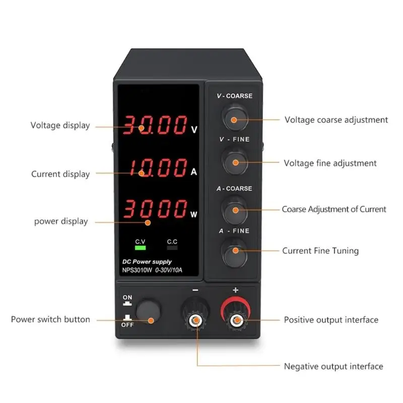 

Y1UB Adjustable Voltages Power Supply with Fine Tuning C230V/115V±10%50Hz/50Hz Input