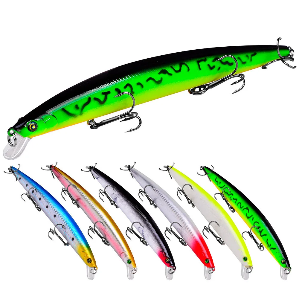 

18.5cm22g Fishing Bait Minnow Swinger Floating Bass Trolling 3D Bait Articulos De Pesca Fishing Diving Depth: 0.8-2.4M