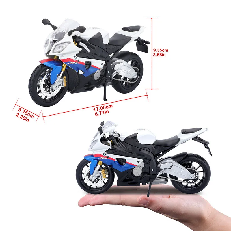 Maisto 1:12 scale BMW S 1000 RR motorcycle replicas with authentic details motorcycle Model collection gift toy