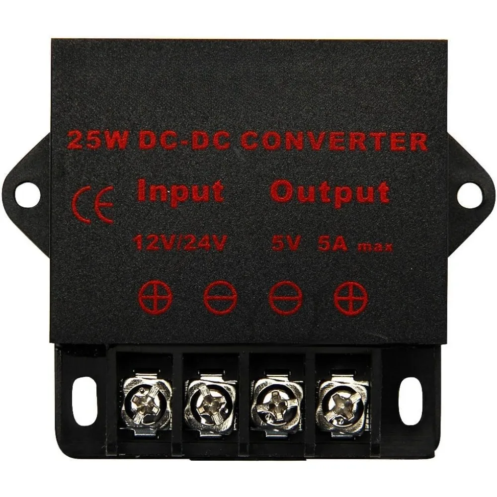 

DC To DC 12V 24V To 5V 5A 25W Converter Step Down Regulator Regulated Power Supplies Transformer Converter For Railway Signals