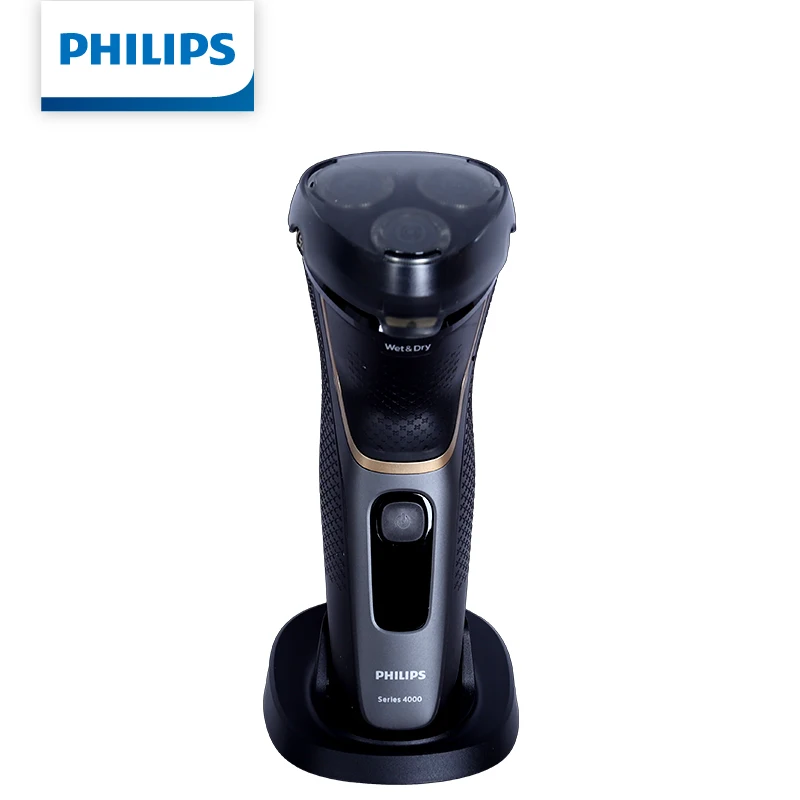 

Электробритва Philips Series 4000 S4303 с интеллектуальным управлением и выдвижным триммером для бакенбард