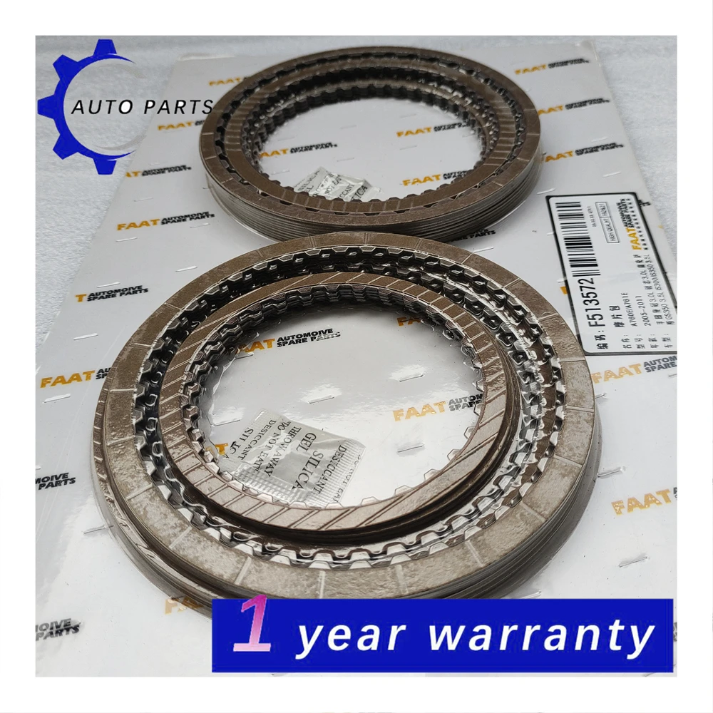 

A760E A761E Automatic Transmission Clutch Plate Friction Kit for Toyota Crown 3.0L Razor 3.0L Lexus GS350 3.5L IS300/IS350 3.5L