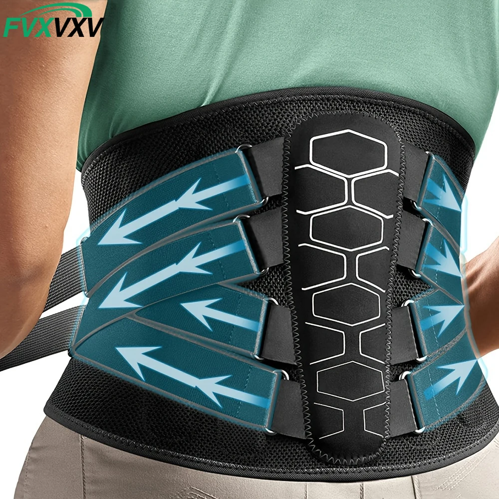 

Back Brace for Lower Back Pain Relief with Pulley System,Lumbar Support Belt for Men & Women with Lumbar Pad, Ergonomic Design