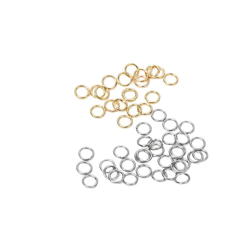 Open Ring Titanium Steel Non-fading And Opaque Steel Breakable Connecting DIY Bracelet Necklace Jewelry Connecting Buckle Ring