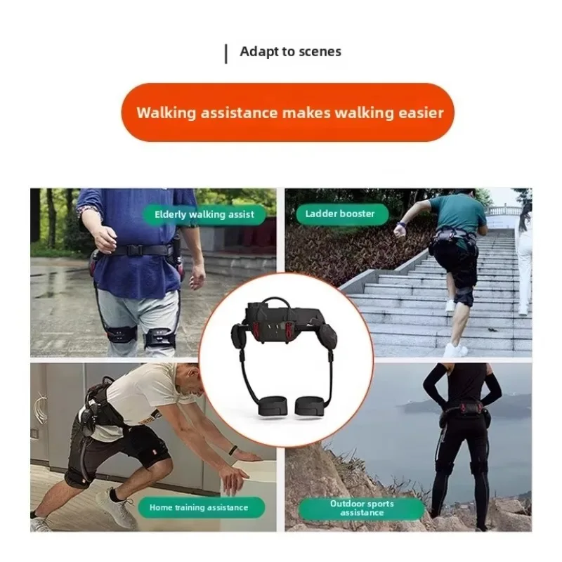 เครื่องช่วยเดินไฟฟ้า AI แบบโครงสร้างภายนอก ช่วยในการเดิน ปีนป่าย ฝึกความแข็งแรงของข้อเข่า สำหรับผู้สูงอายุ