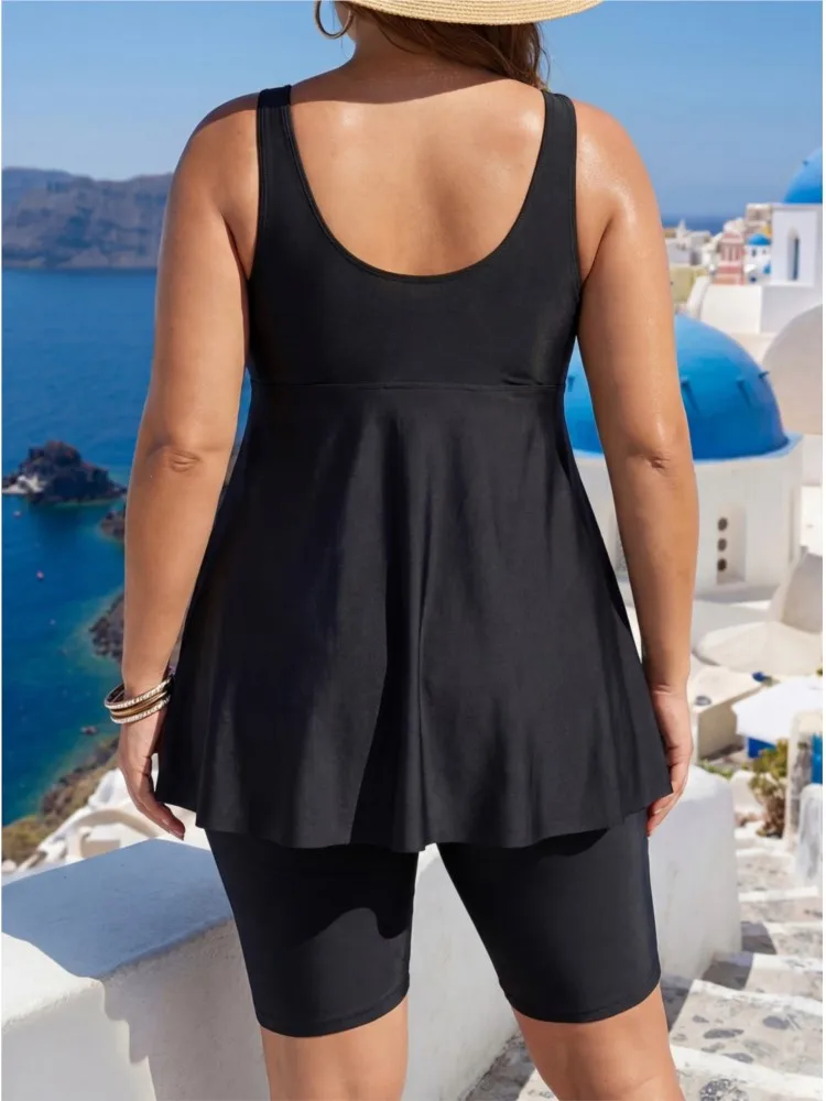 XL-6XL Plus Size High Waist Bikini Women's Push Up Big Large Size Swimsuit 2026 Summer Mujer Tummy Control Swimwear Bikini Sets image 2