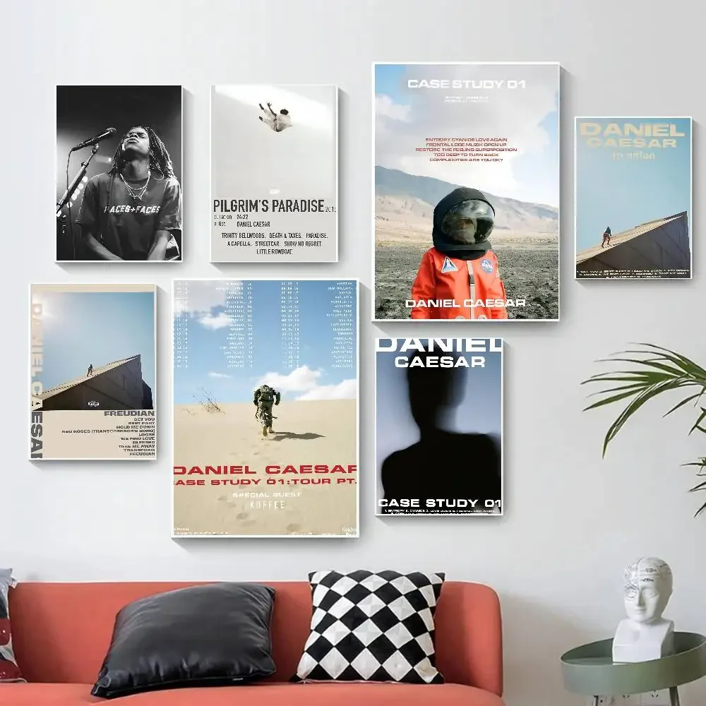 POP- Singer Daniel Caesar Album HD Print Canvas Poster, Manga Artwork Wall Painting, Bedroom Dorm Decor, Aesthetic Wall Art Gift