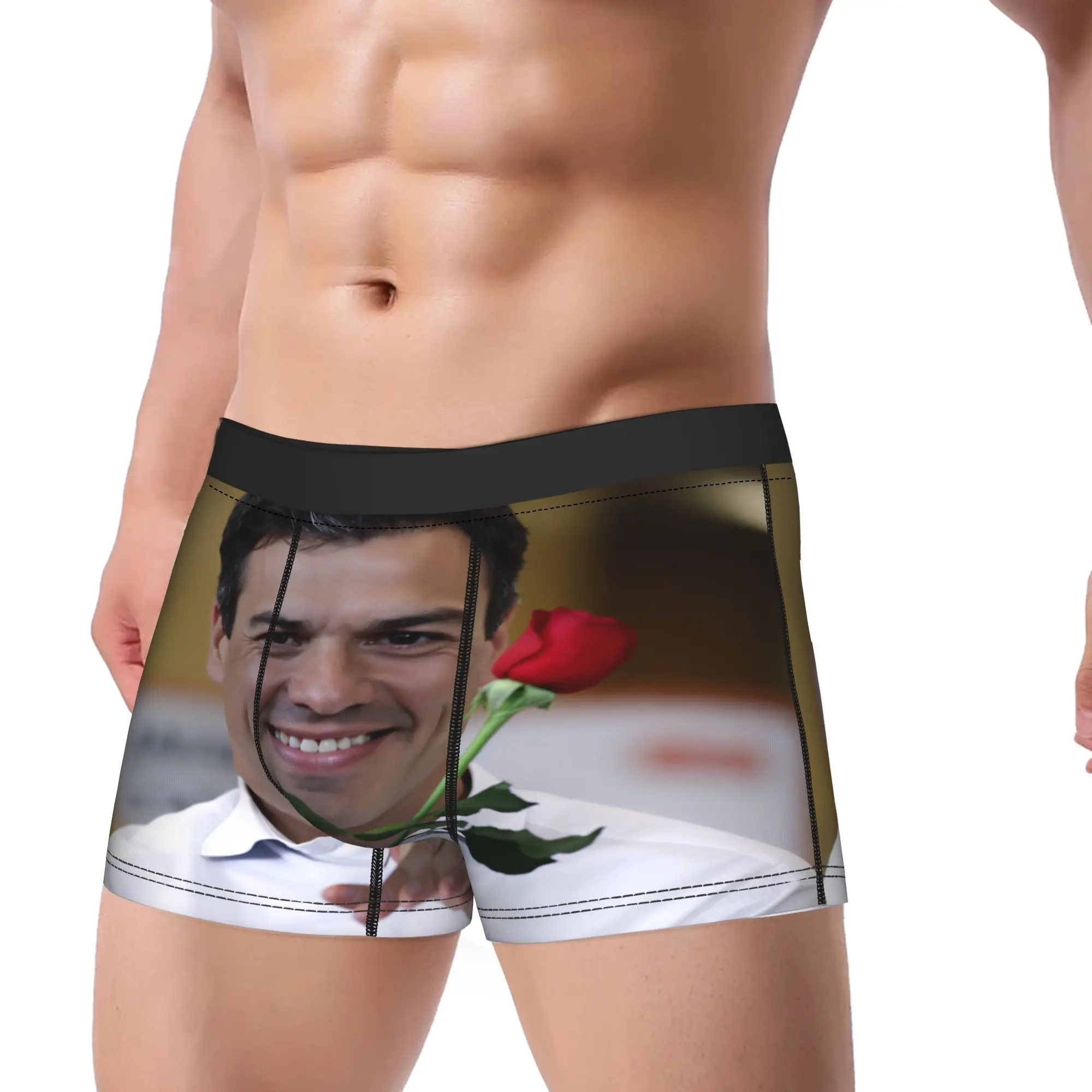 Pedro Sanchez Underwear  Males Panties Custom Breathable Trunk Trenky Shorts Briefs Big Size 2XL