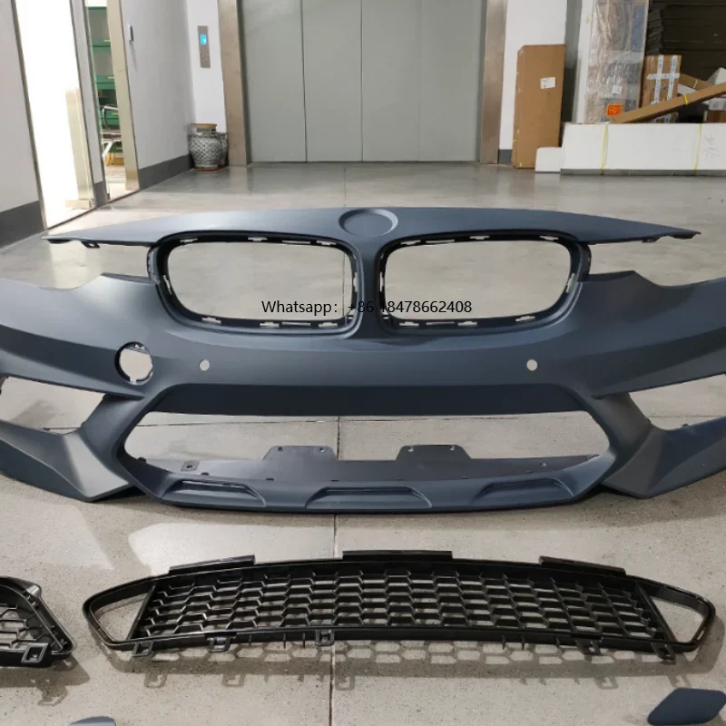 2026 New Type For  3 Series F30 F35 2012-2019 Upgrade to M3C Style Body Kit Include Front Bumper Assembly with Grille