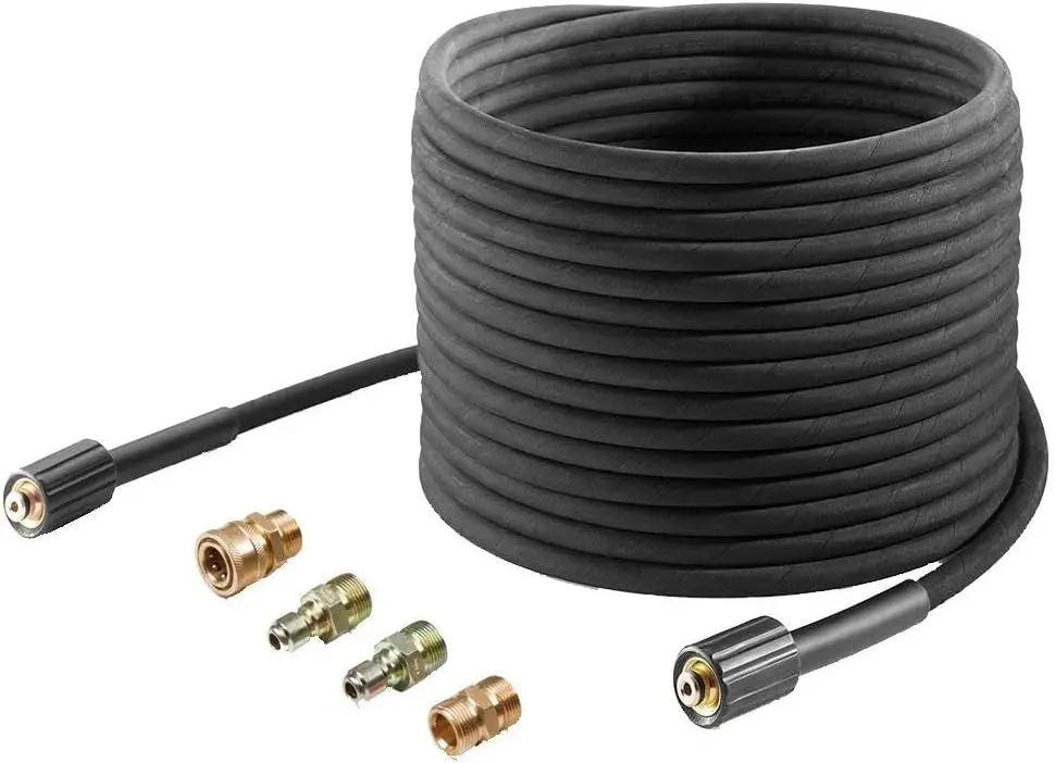 

50-футовый шланг высокого давления для газовых мойки высокого давления для дома и сада, сменный удлинитель