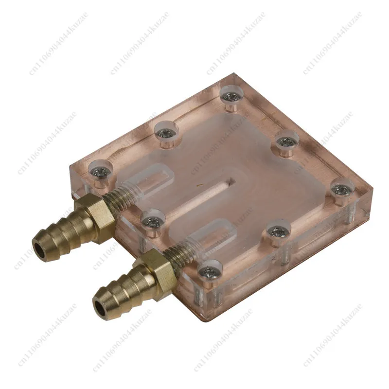 40*40 Pure Copper Water Cooling Block, Semiconductor Liquid Cooler for Mobile Game Heat Dissipation