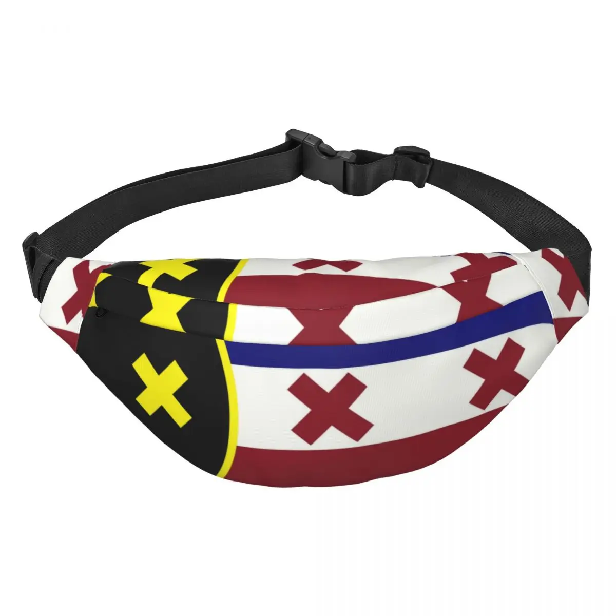 L'Manberg Nation Flag Fanny Bag Custom Sling Crossbody Waist Pack Men Women Cycling Camping Phone Money Pouch