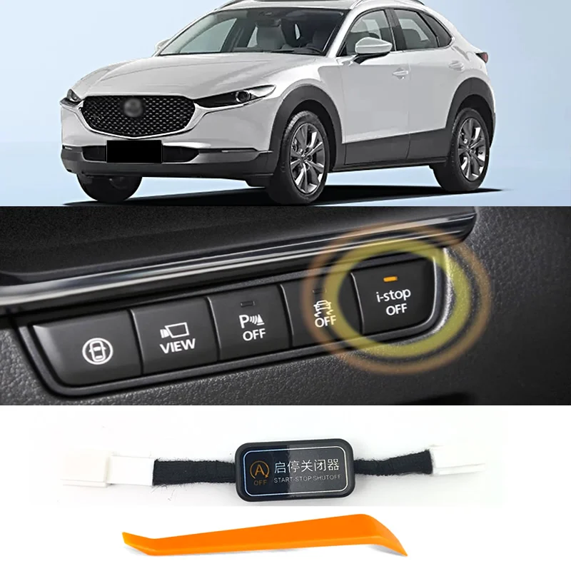 LHD RHD Auto Stop Start Off Engine I-stop Canceller Closer Sensor Plug For Mazda 3 Axela BP CX30 2019-2024 CX-50 2023-2024