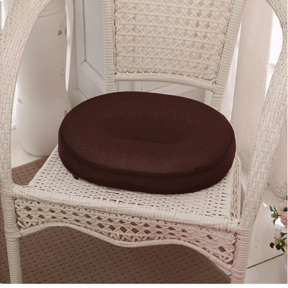 

Breathable Hollow Cushion for Tailbone Pain Relief during Pregnancy Postpartum Recovery Long Sitting Support Brown Mesh Fabric