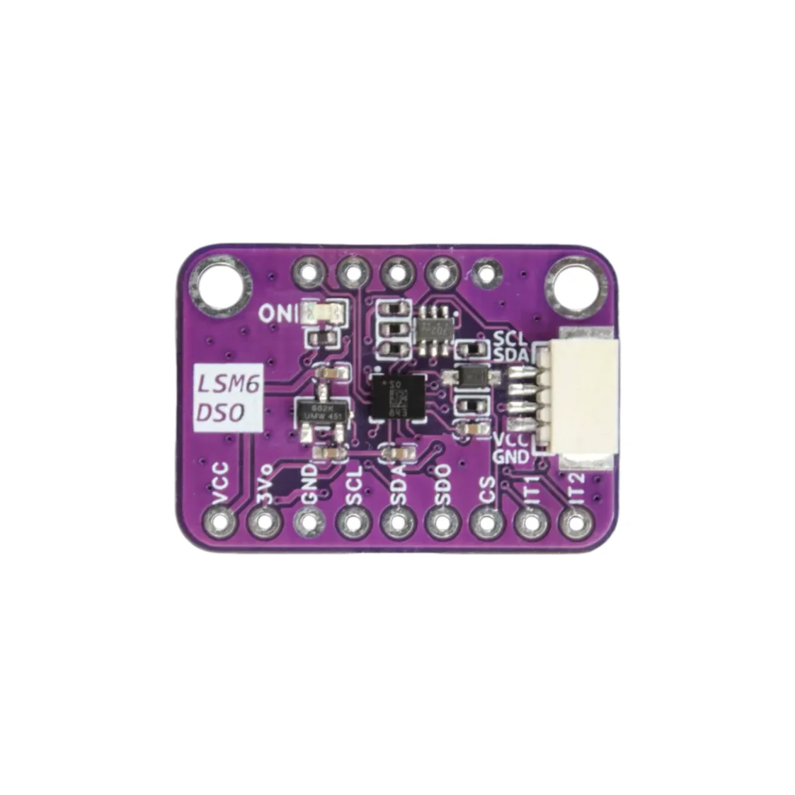 lsm6dso-6軸imuセンサーモジュール、3d加速度計-3dジャイロスコープ高性能姿勢センサーi2c-spi-arduino-stm32用