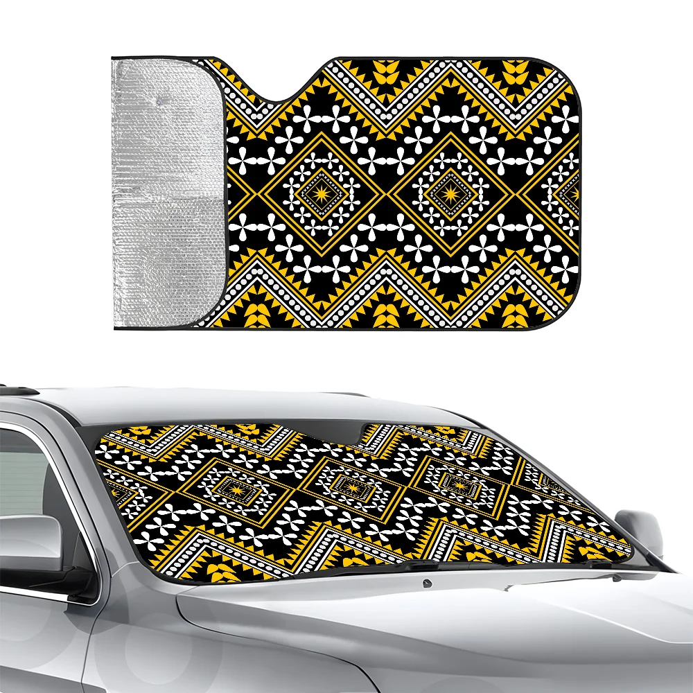 

Самоанское племя Самоа Тотем Автомобиль SunSha Трехслойная изоляция Переднее лобовое стекло автомобиля Sun Sha Присоски Блоки УФ-лучей Солнце