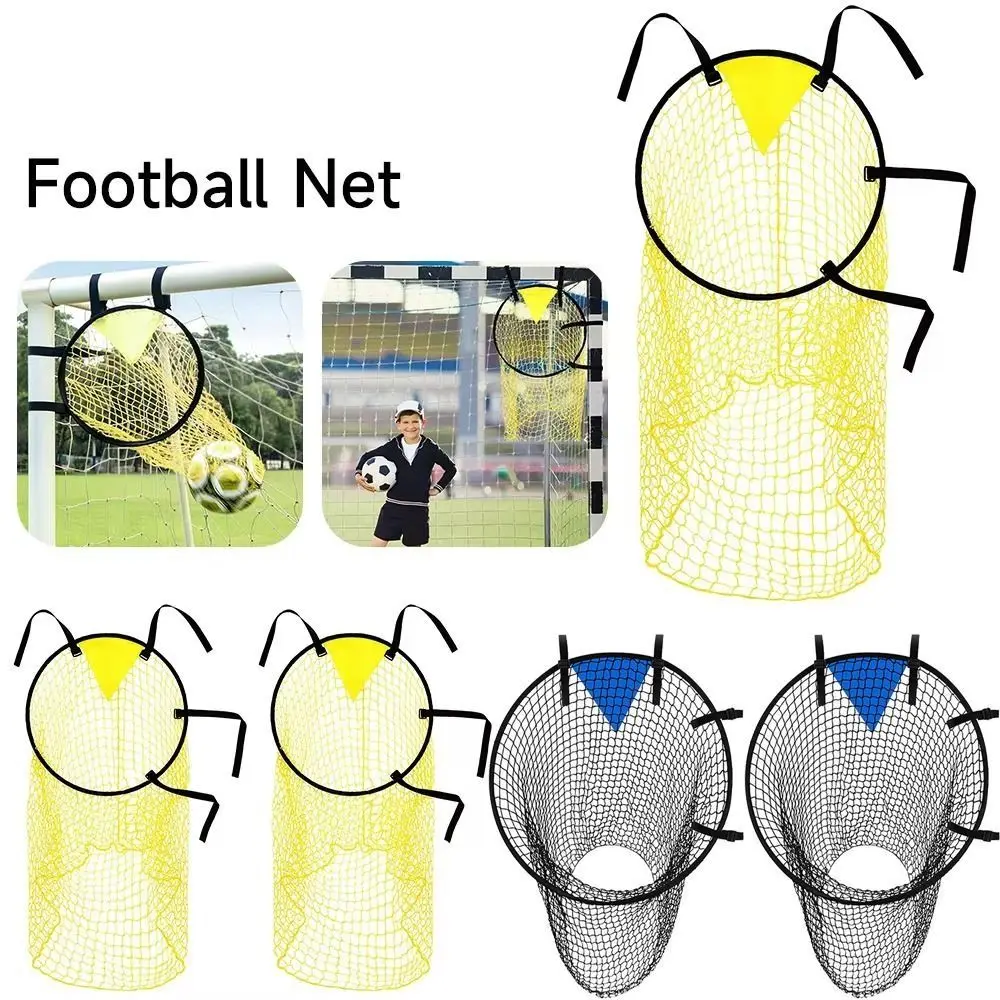 Foldable Football Goal Target Pocket Quality Mesh Enhanced Accuracy Soccer Ball Net Wear-resistant Improve Hit
