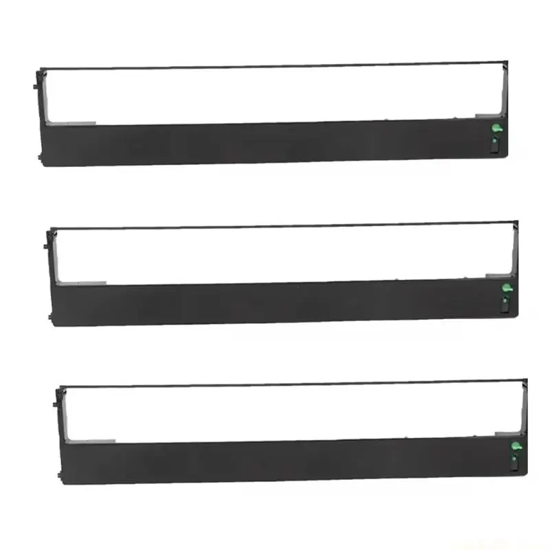Black Printer Ribbon Holder with Prewound Integrated Construction, ABS Plastic Housing and No Additional Tools Required for