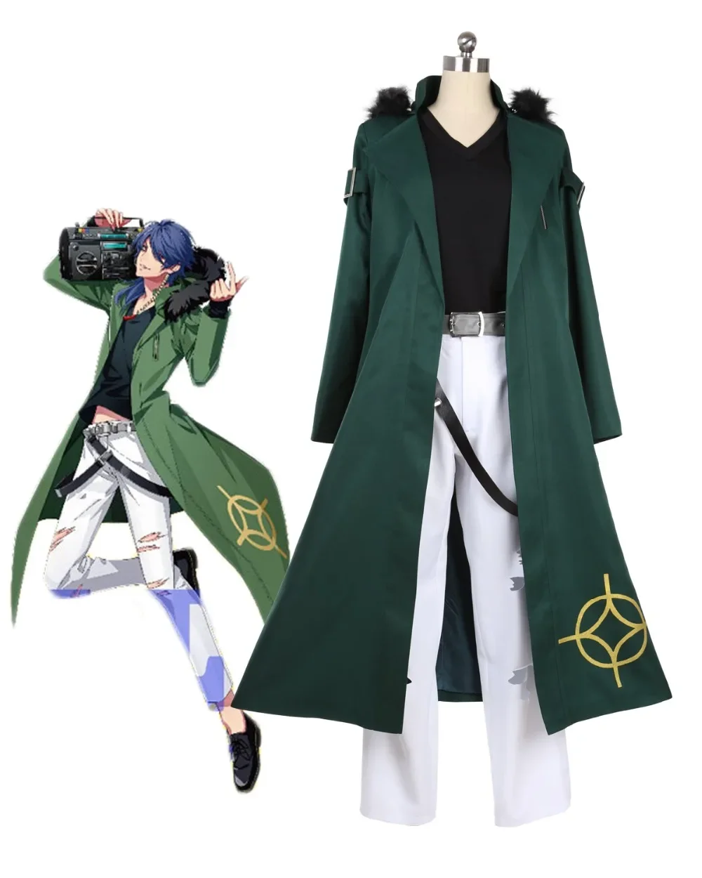 

Hypnosis Mic Division Rap Battle Dice Arisugawa Fling Posse Dead or Alive Cosplay Costume Custom Made