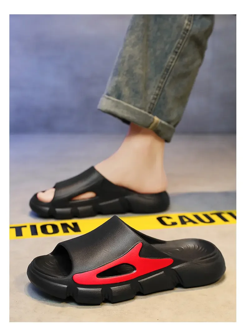 Summer Slippers For Men Women Eva Soft Bottom Slippers Indoor House Slides Flat Sandals Outdoor Beach Shoes Man Flip Flops