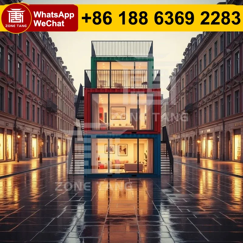 

Temporary Cost Effective Fabricated Homes Rural Cabin Foldable Structure Flat Pack Home Easily Movable Economic Prefab Houses