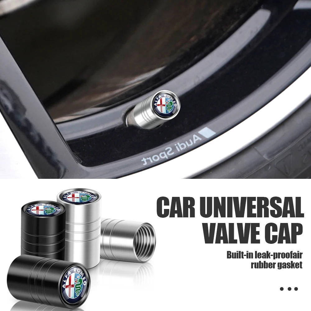 4Pcs Car Valve Cap …
