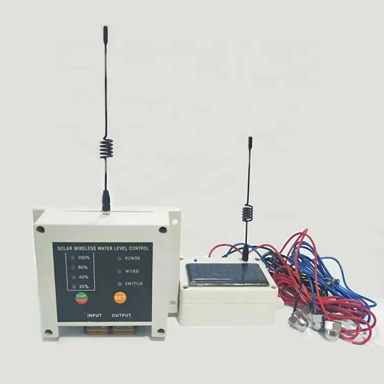 

5km Solar Wireless Water Level Controller Water Tower Automatically Turn Off Pump Control Switch Interruptor