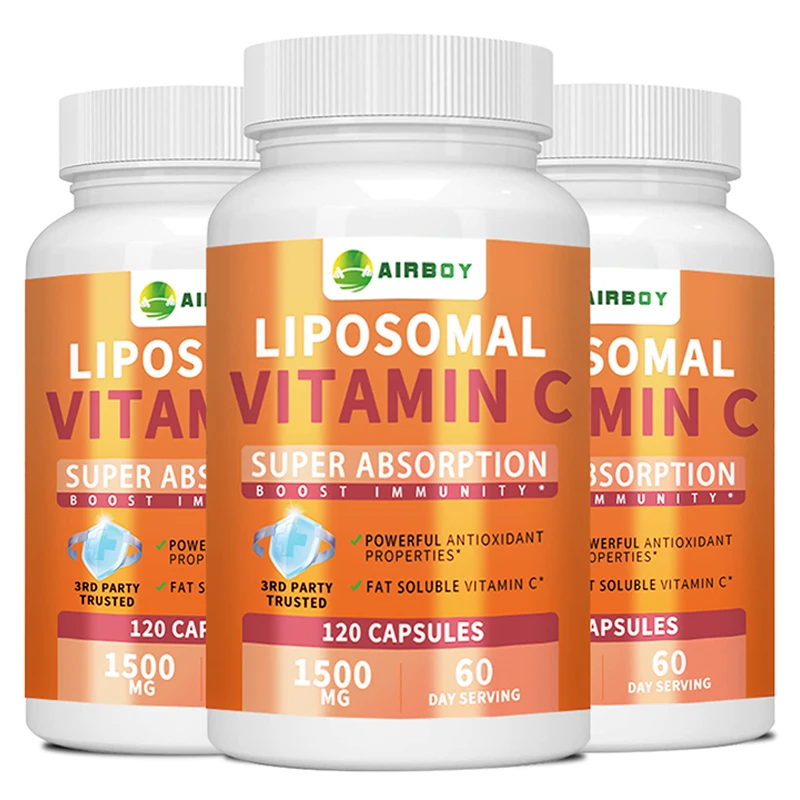 

Liposomal Vitamin C - High Absorption VIT C, Immune System & Collagen Booster, Antioxidant