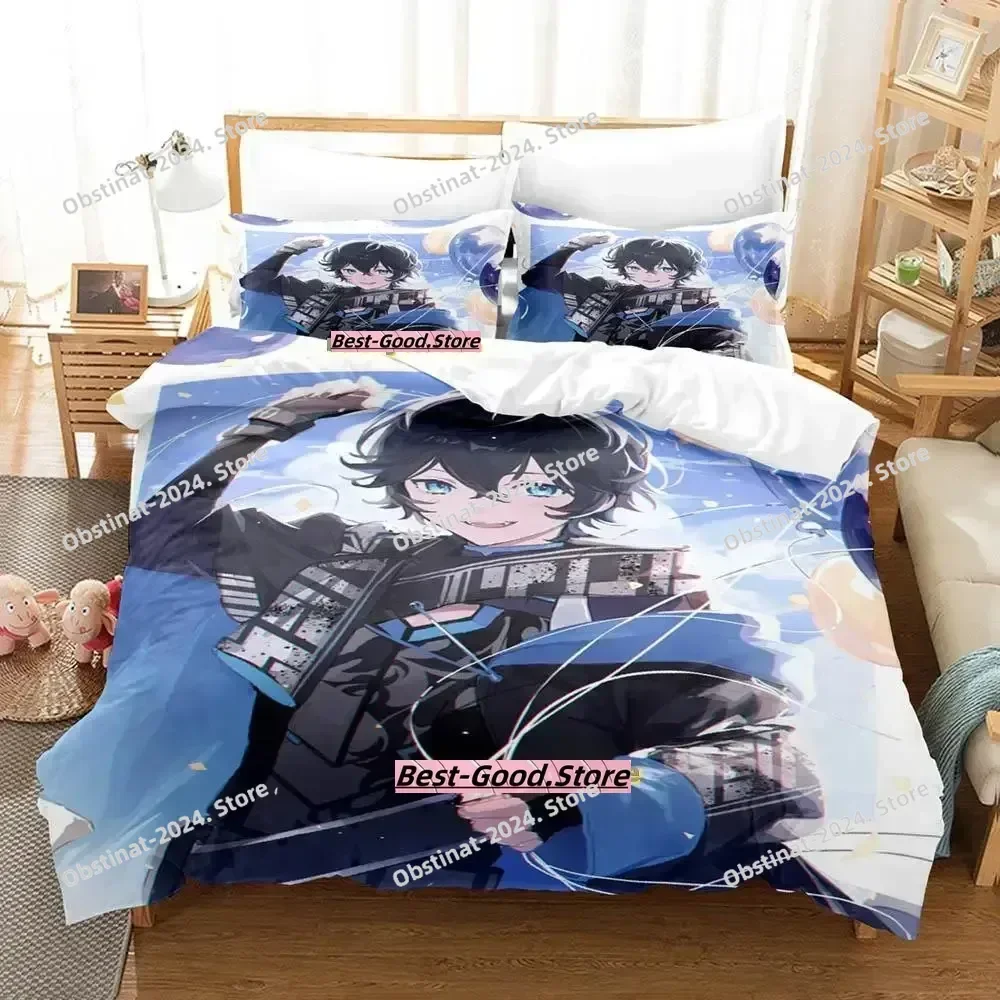 VTuber Axia Krone Bedding Set Single Twin Full Queen King Size Bed Set Adult Kid Bedroom Duvetcover Sets Anime parure de lit Bed
