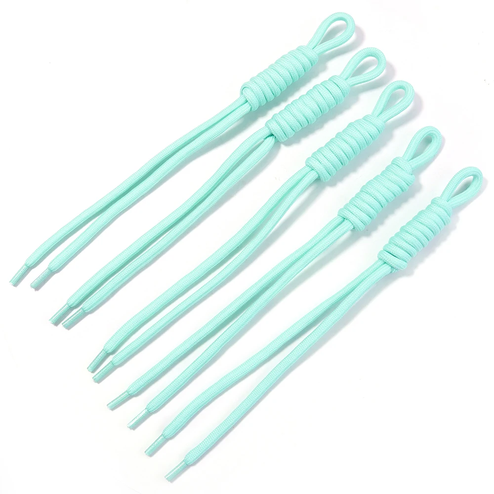 5 teile/los Bunte Geflochtene Lanyard Schlüsselbund Handgemachte Knoten Nylon Seil Schnur Gewinde Für DIY Schlüssel Kette Anhänger Tasche Zubehör