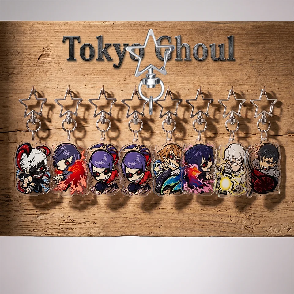Anime Tokyo Ghoul Manga Style Kawaii Keychain Cute Keyring Shiki