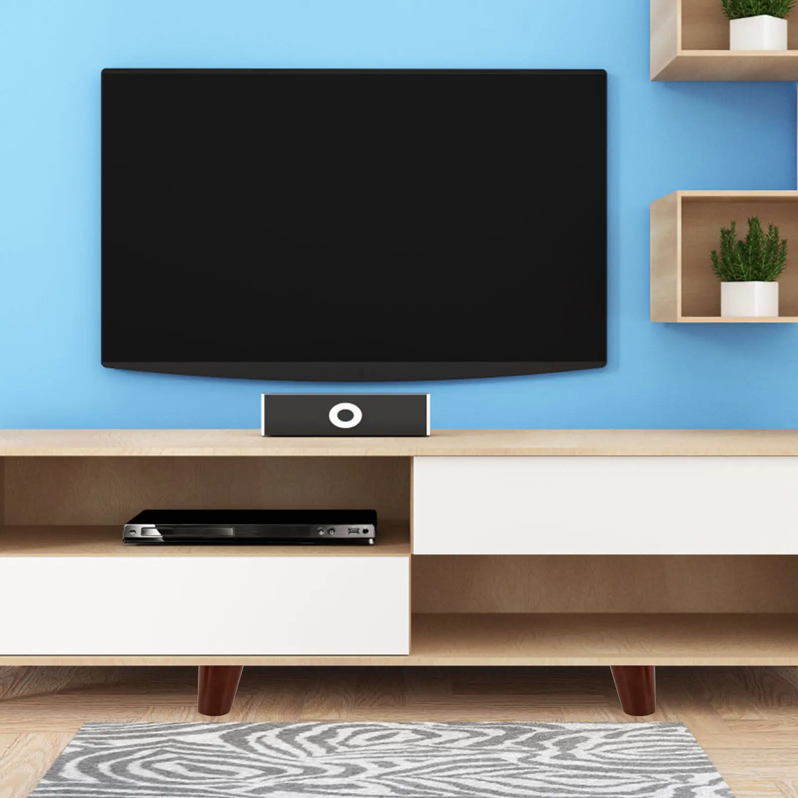 1セット木製テーブル脚-ウォールナット-ミッドモダン家具脚-ソファ-カウチ-ベンチ-ドレッサー-キャビネット-椅子-本棚-ラウンド用