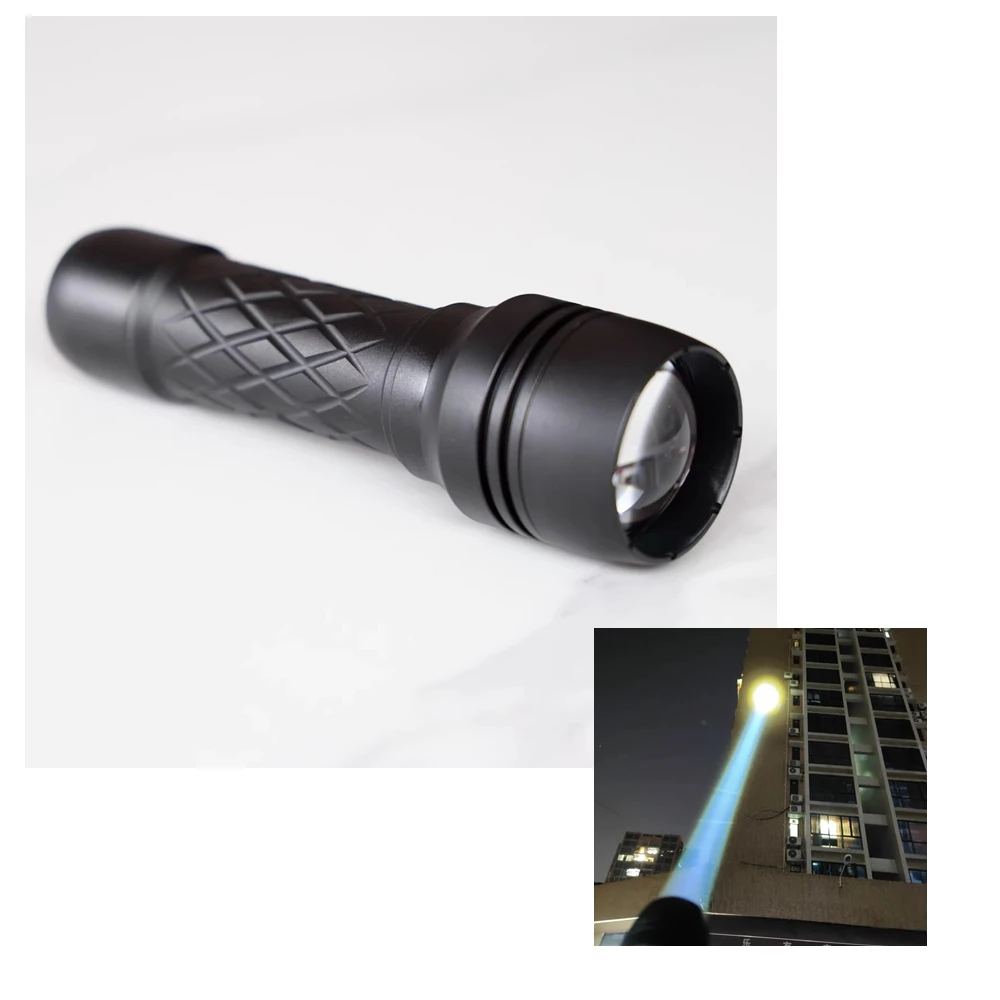 White Light Illuminated Laser Module Long Distance Outdoor Flashlight
