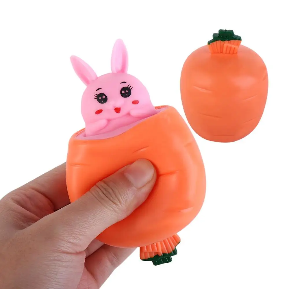Cheese Mouse Pop Up Squeeze Toys pour enfants, carotte drôle, lapin, cache-cache, jouets Fidget, grenouille, document aléatoire, beurre délicat, cadeau pour enfants