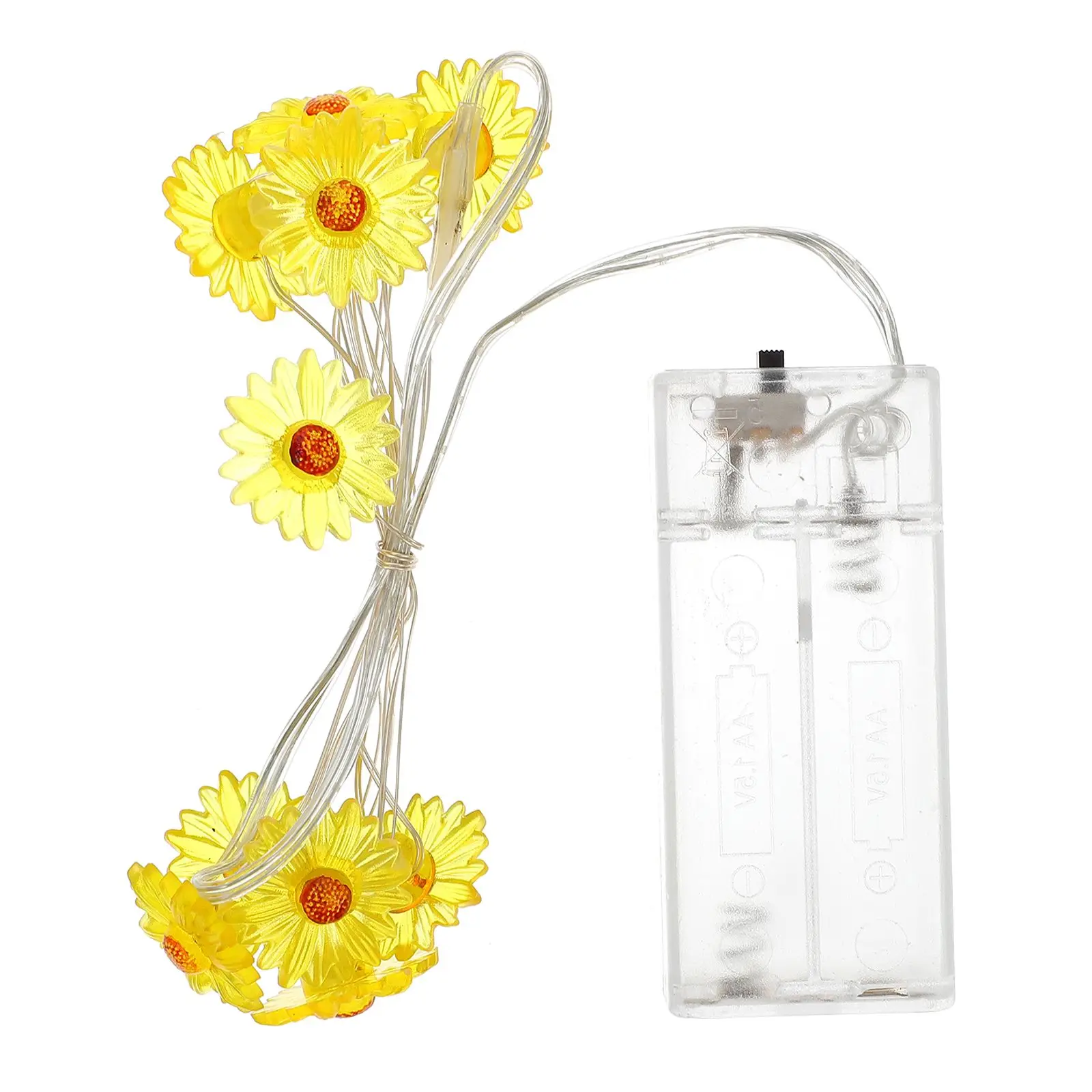 

Small Daisy String Light Decorative 3D Plastic LED Party Fairy Lights for Bedroom Valentine