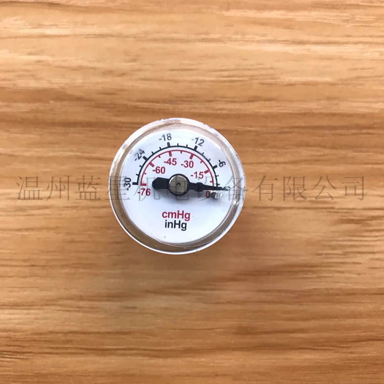 High-quality 25MM axial -30inhg~0 miniature vacuum gauge miniature vacuum negative pressure gauge negative pressure vacuum gauge