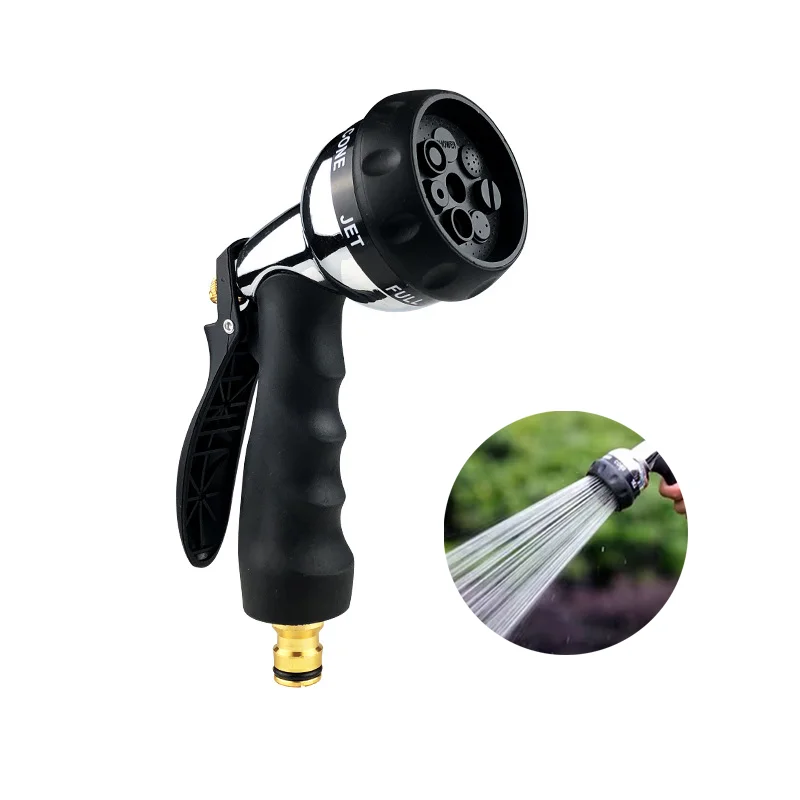 Multifunction Irrigation Sprayer 7 Styles High Pressure Water Gun Car Wash Garden Adjustable Nozzle Hose Watering Gun Lawn Hose